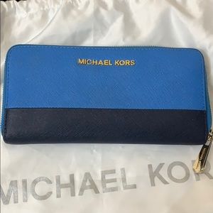 Michael Kors Wallet Blue